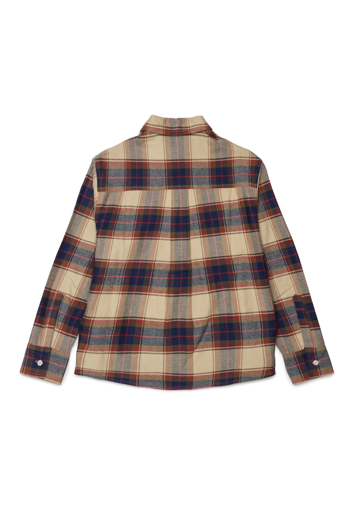 Camicia a quadri con logo