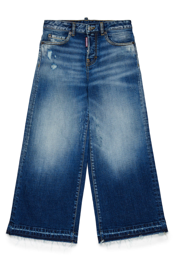 Jeans relaxed lavaggio blu medio - Baggy