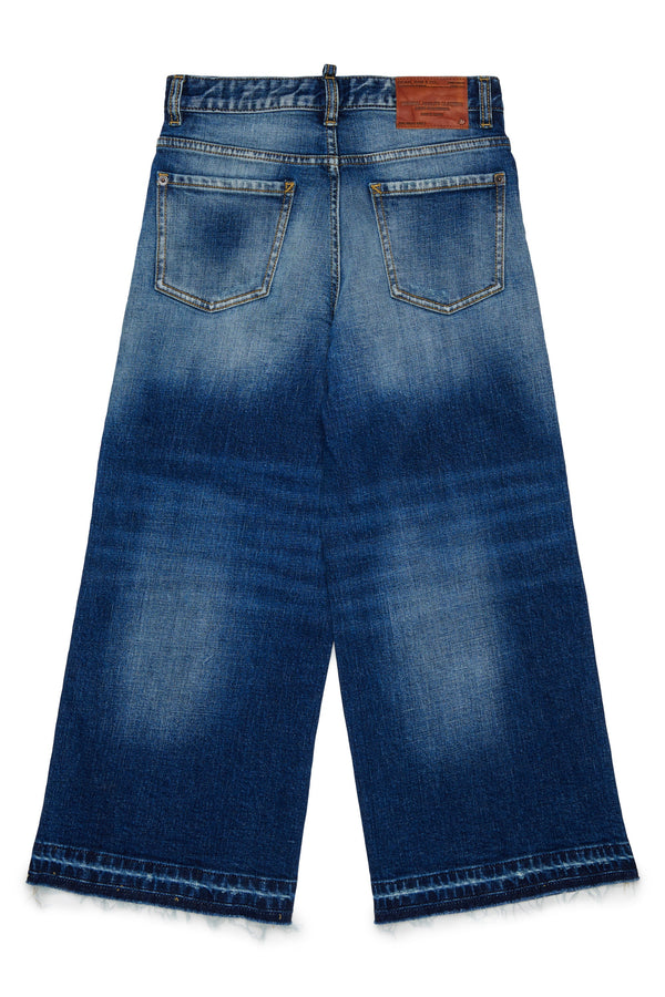 Jeans relaxed lavaggio blu medio - Baggy