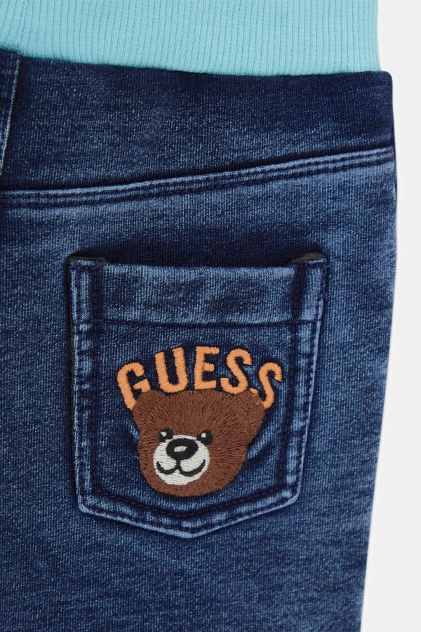 Set T-shirt e shorts in denim