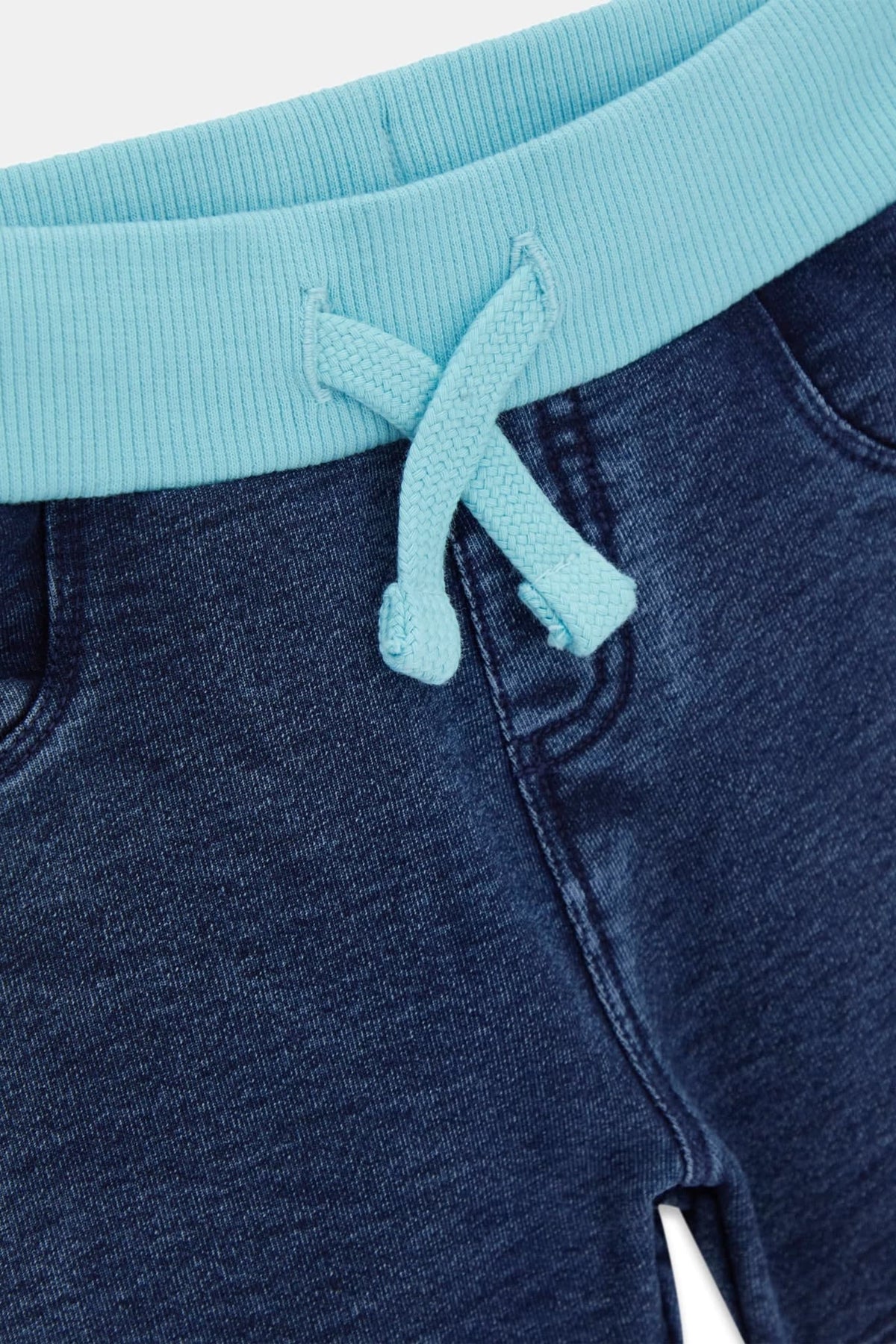 Set T-shirt e shorts in denim