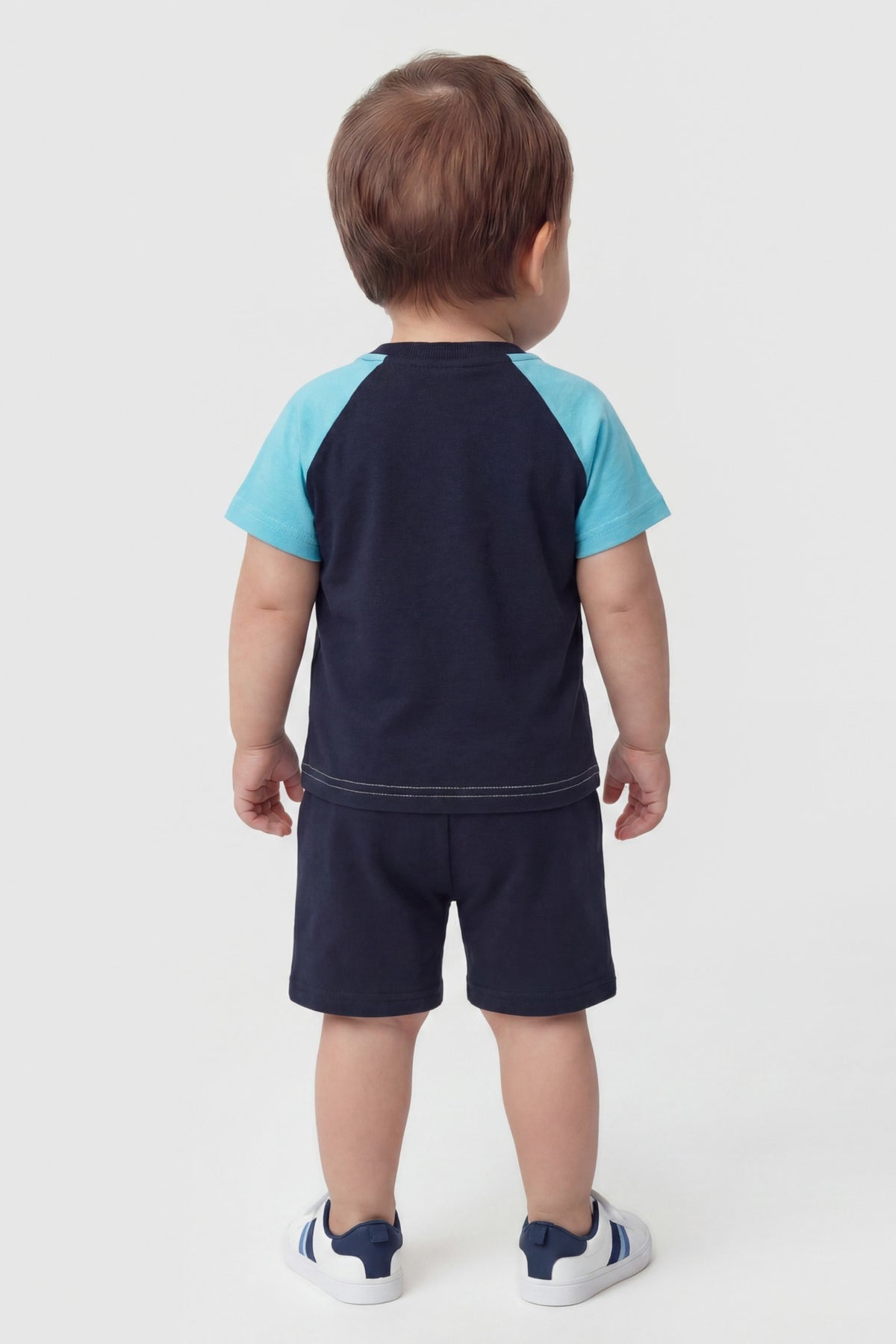 Set t-shirt e shorts in cotone