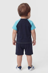 Set t-shirt e shorts in cotone