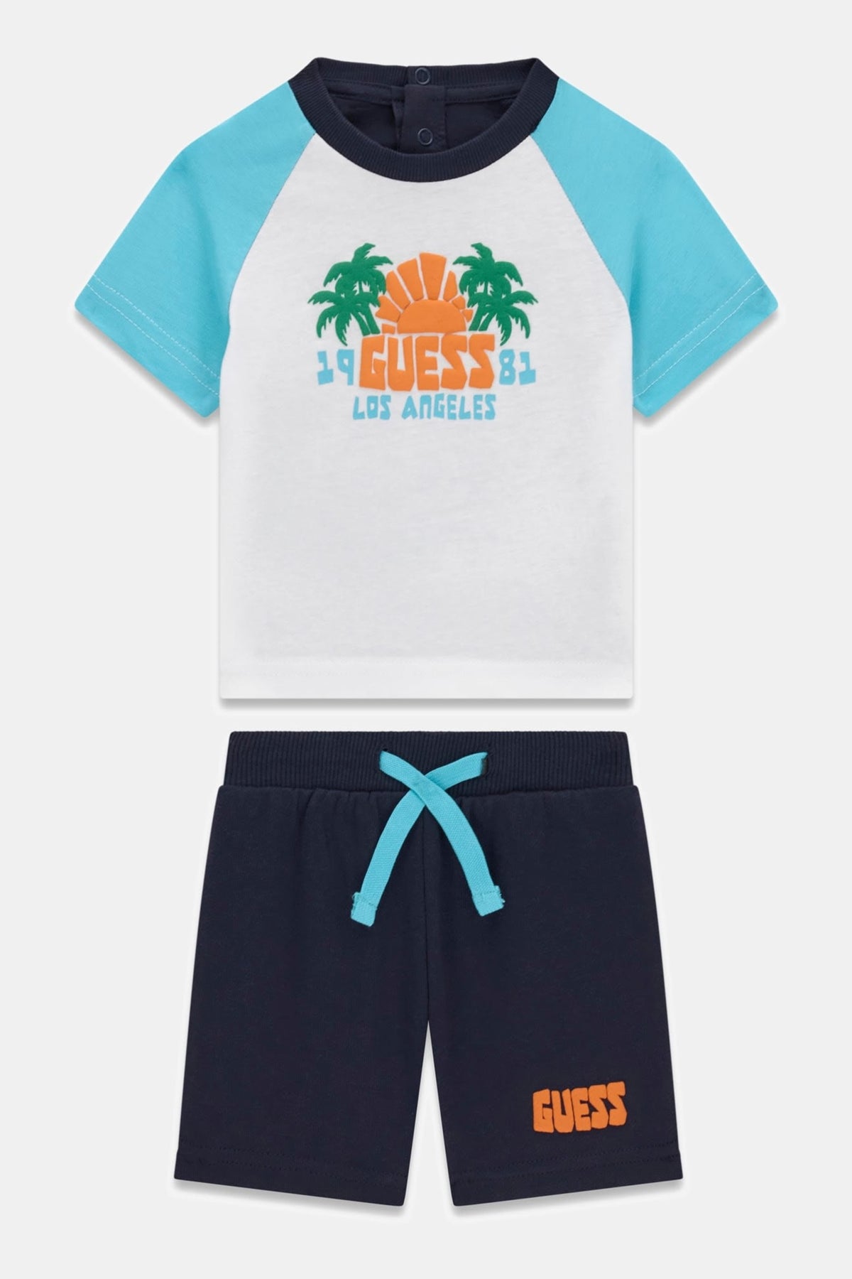 Set t-shirt e shorts in cotone