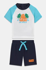 Set t-shirt e shorts in cotone