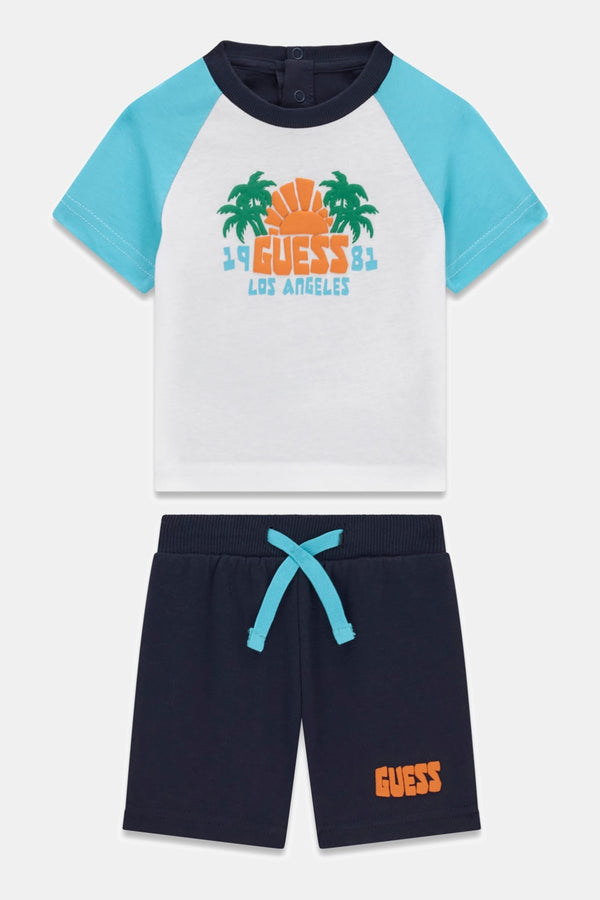Set t-shirt e shorts in cotone