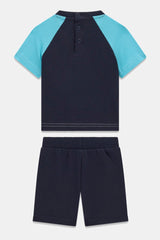 Set t-shirt e shorts in cotone