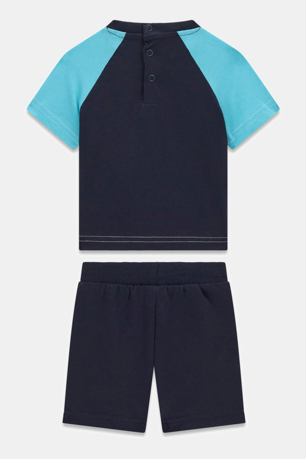 Set t-shirt e shorts in cotone