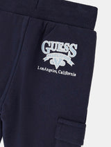 Set felpa e pantaloni con logo stampato