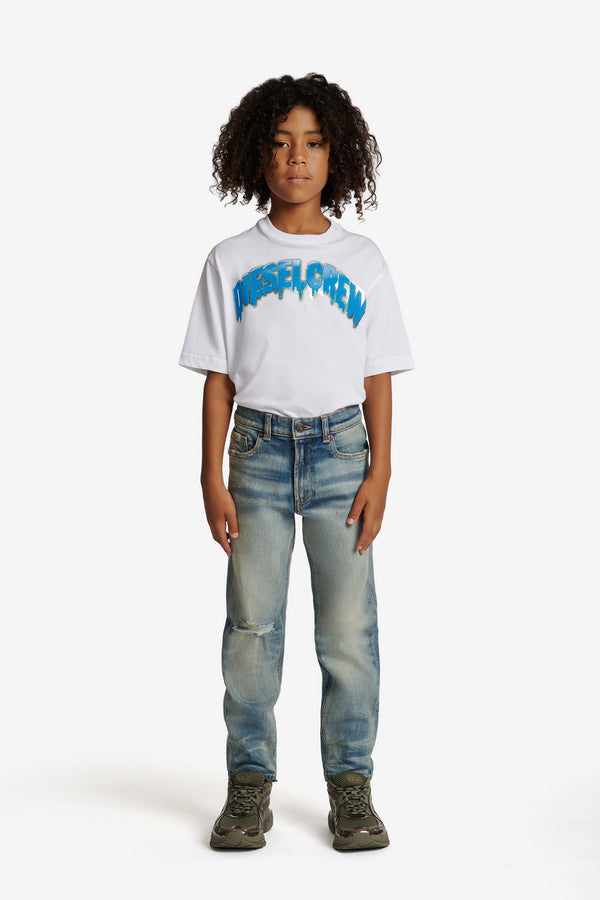 Jeans regular fit lavaggio blu chiaro - D-Lucas