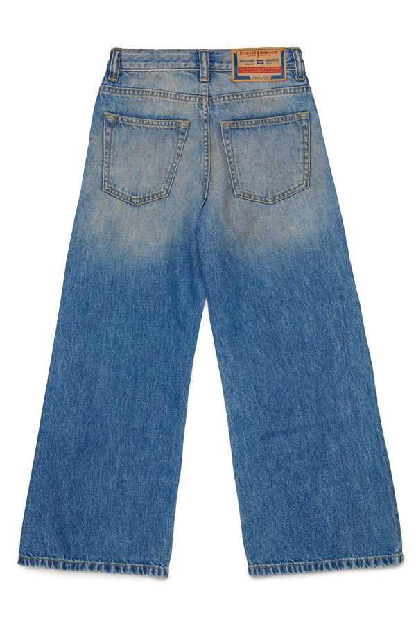 Jeans relaxed fit lavaggio blu chiaro - D-Argjx