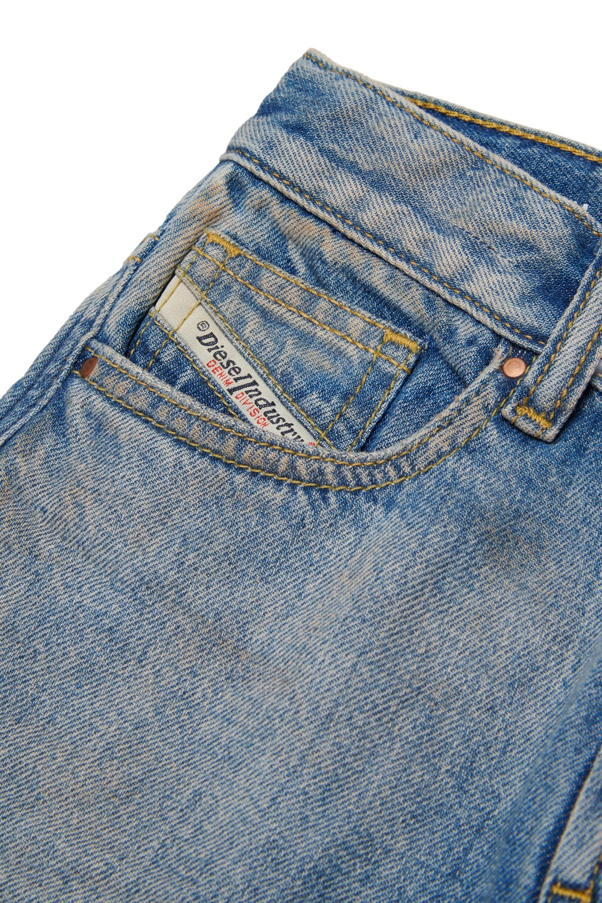 Jeans relaxed fit lavaggio blu chiaro - D-Argjx