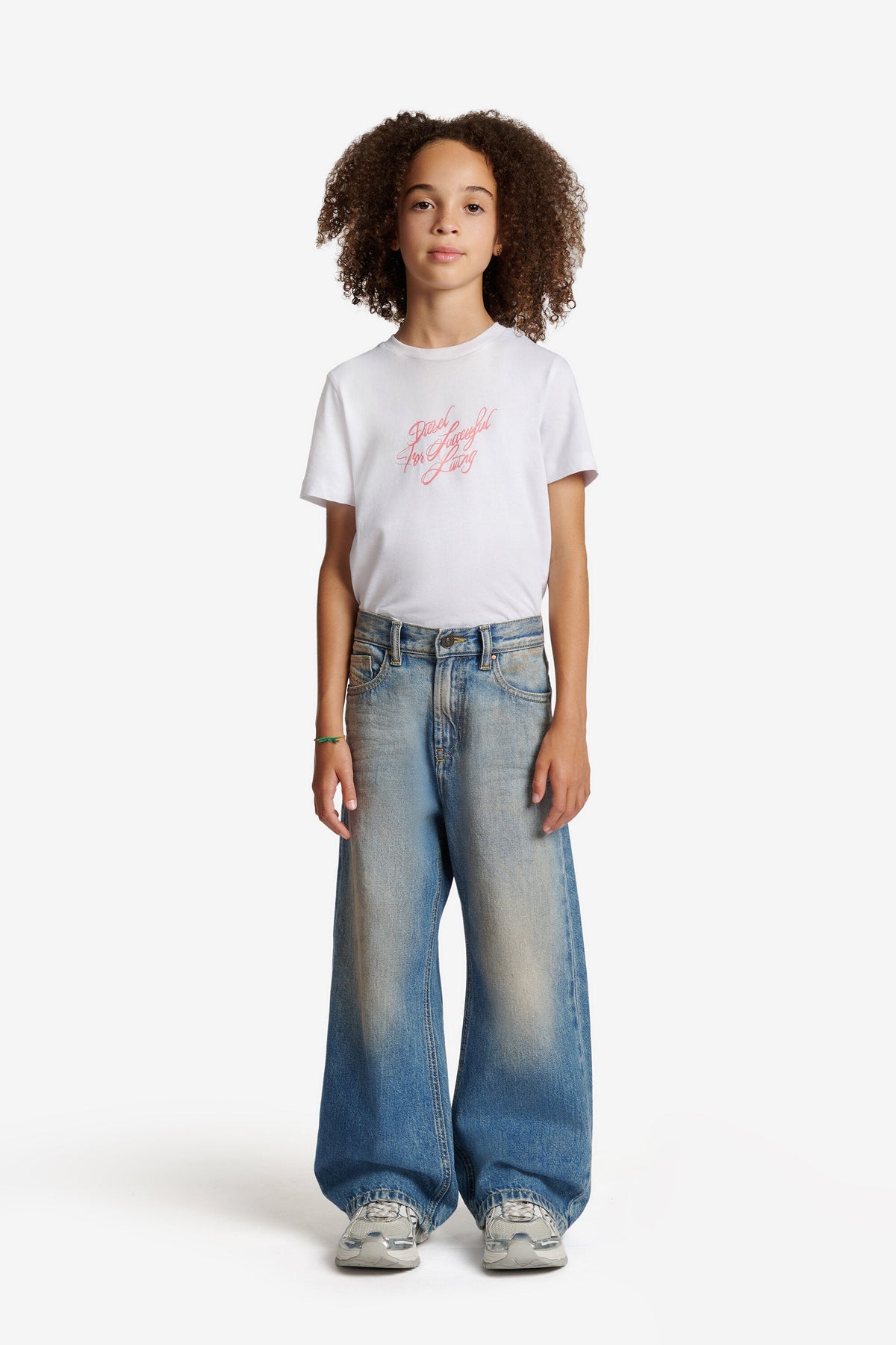 Jeans relaxed fit lavaggio blu chiaro - D-Argjx