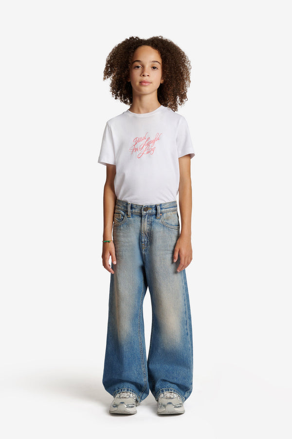 Jeans relaxed fit lavaggio blu chiaro - D-Argjx
