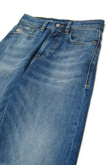 Jeans relaxed fit con lavaggio blu medio - D-Argjx