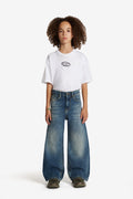 Jeans relaxed fit con lavaggio blu medio - D-Argjx