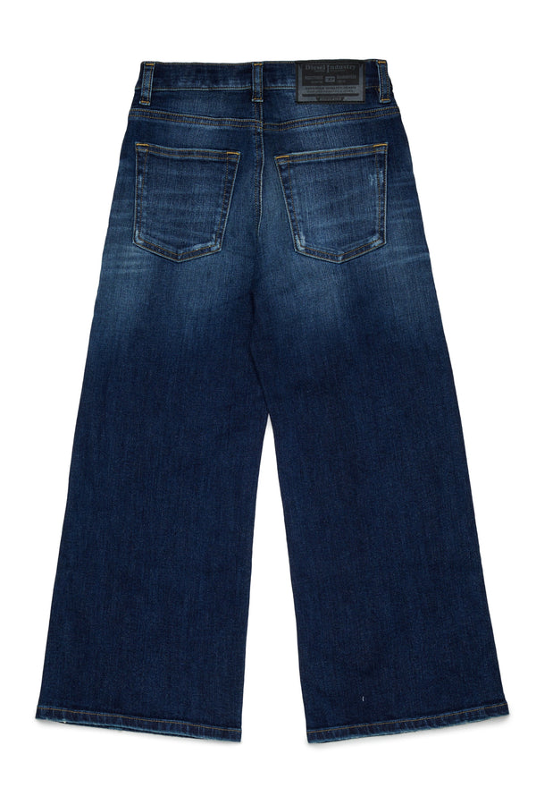 Jeans loose fit lavaggio blu medio - D-Argjx