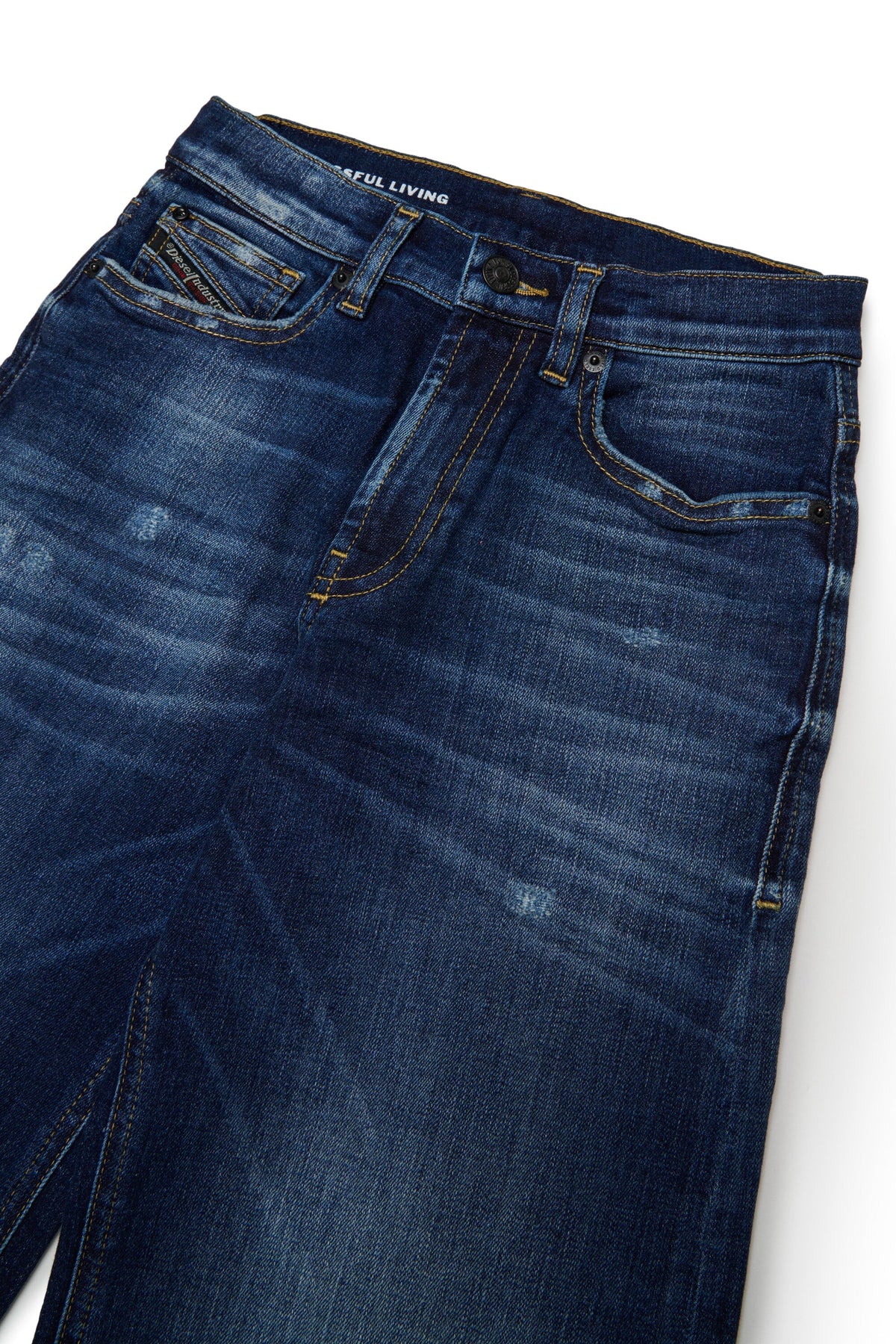 Jeans loose fit lavaggio blu medio - D-Argjx