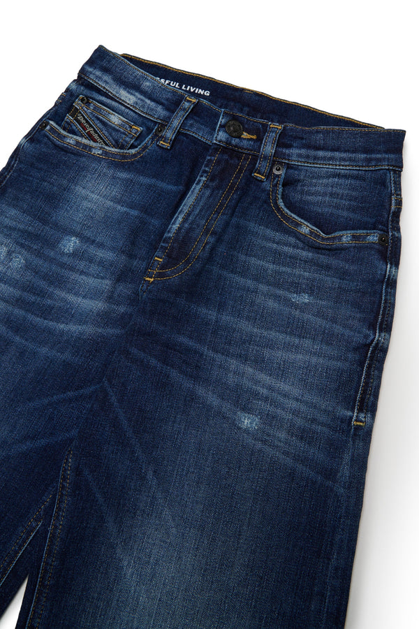 Jeans loose fit lavaggio blu medio - D-Argjx