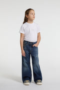 Jeans loose fit a gamba larga per ragazza