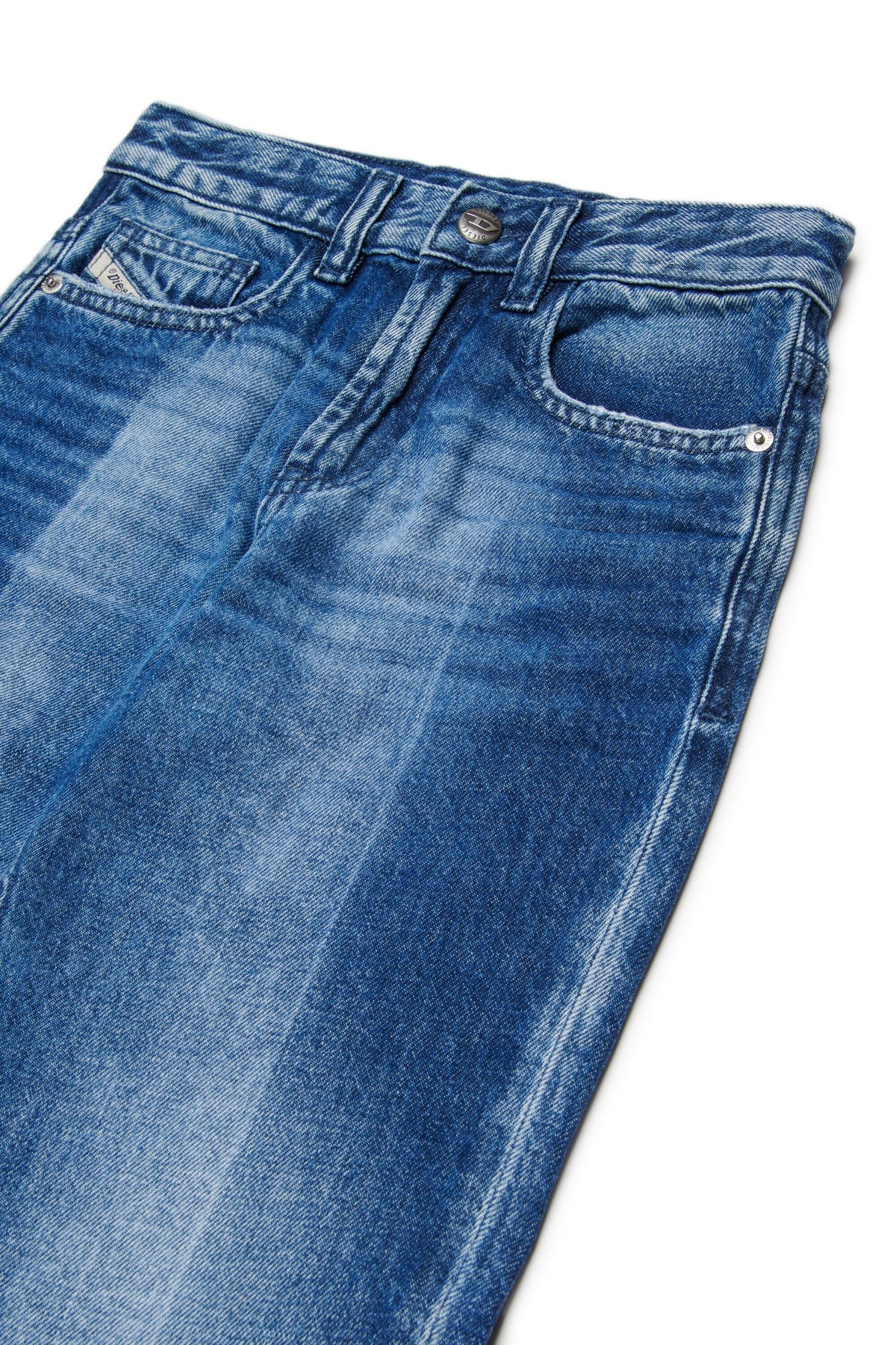 Jeans relaxed fit lavaggio blu chiaro - D-Maki