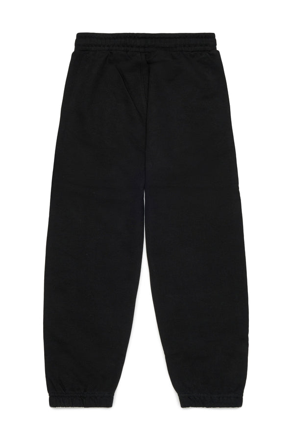 Pantaloni jogger con patch D rossa