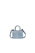 Borsa mini con logo frontale