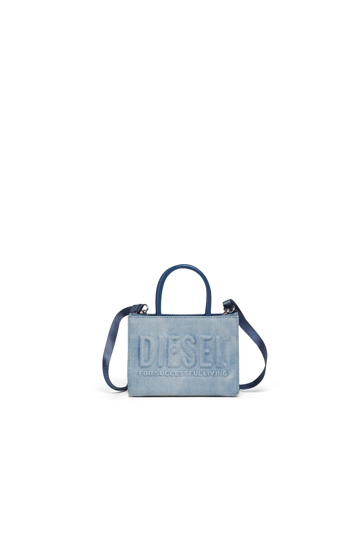 Borsa mini con logo frontale