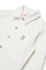 Giacca denim con logo