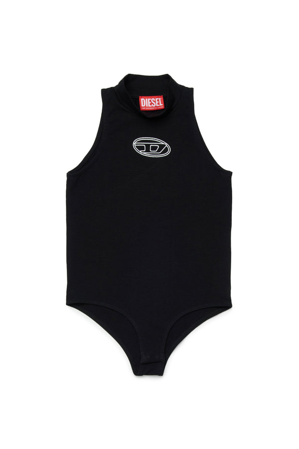 Body senza maniche con logo