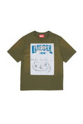 T-shirt con logo stampato
