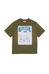 T-shirt con logo stampato