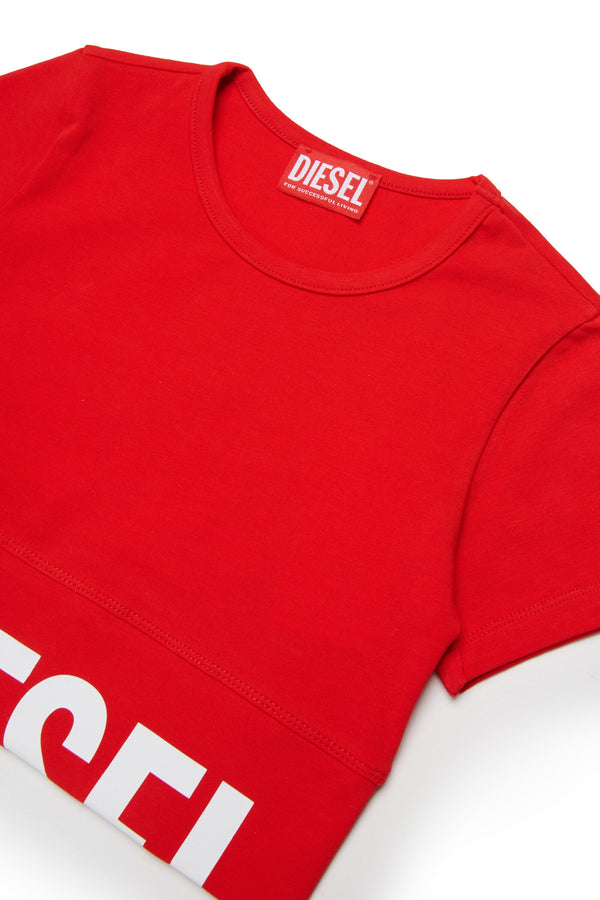 T-shirt girocollo con logo