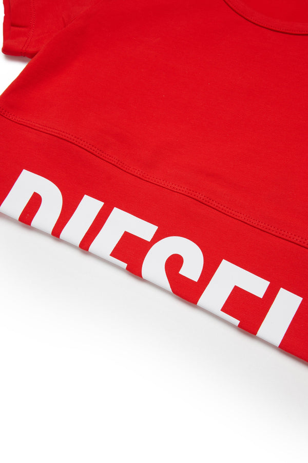 T-shirt girocollo con logo