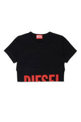 T-shirt girocollo con logo