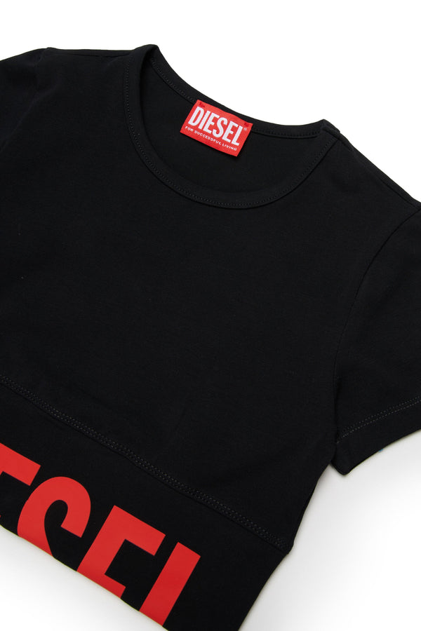 T-shirt girocollo con logo