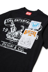 T-shirt con logo stampato