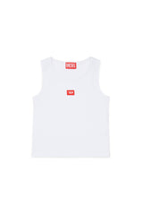 T-shirt senza maniche con logo