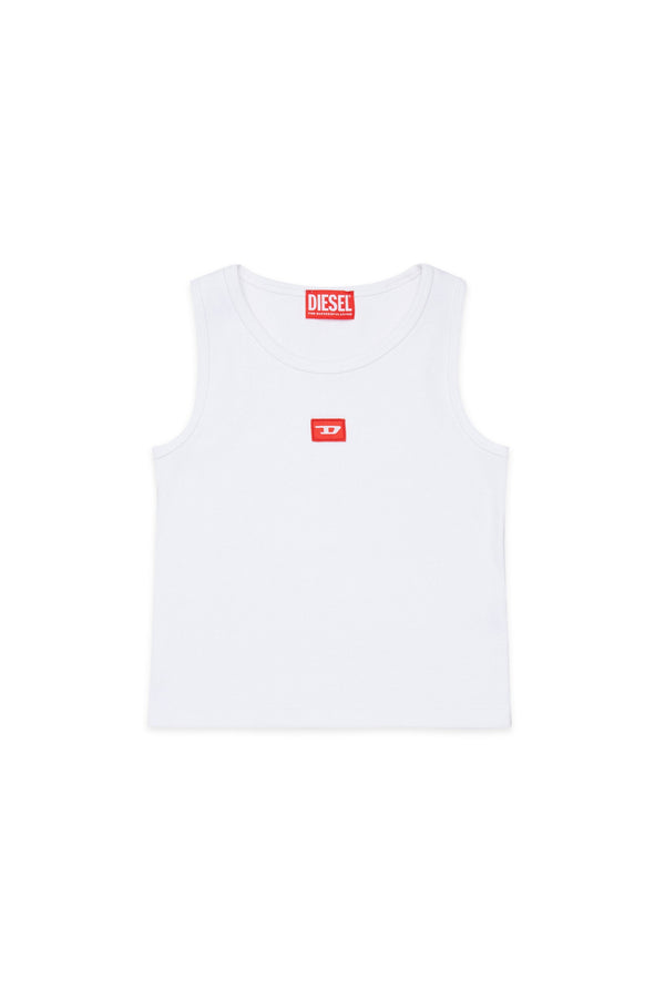 T-shirt senza maniche con logo