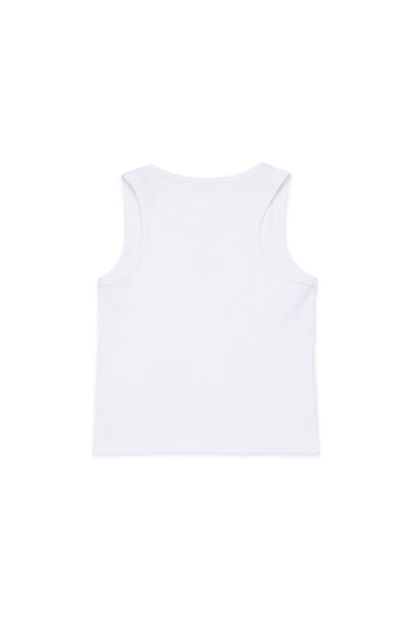 T-shirt senza maniche con logo