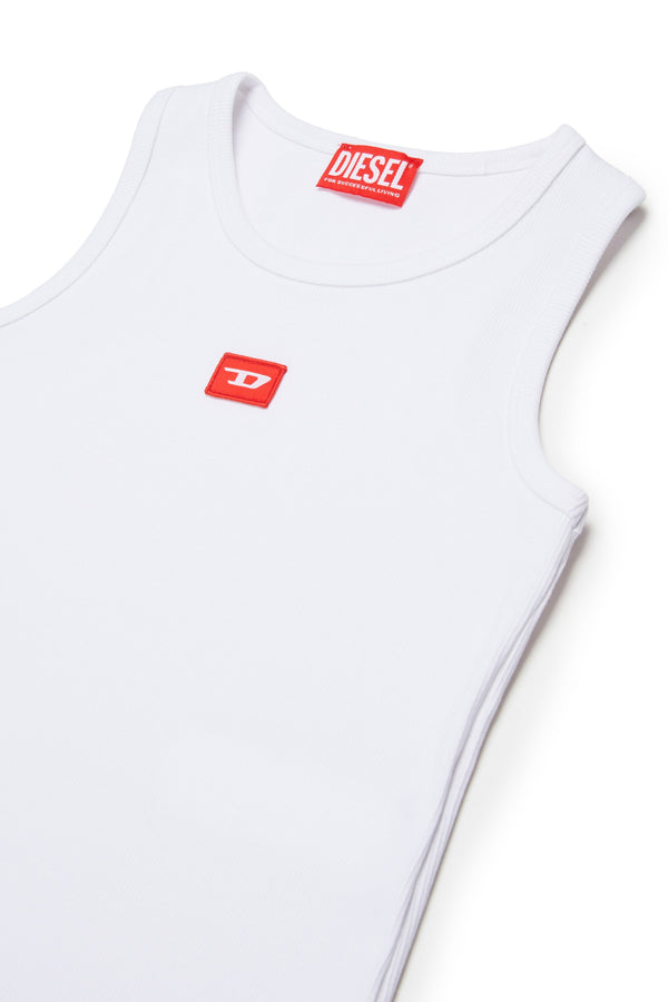 T-shirt senza maniche con logo