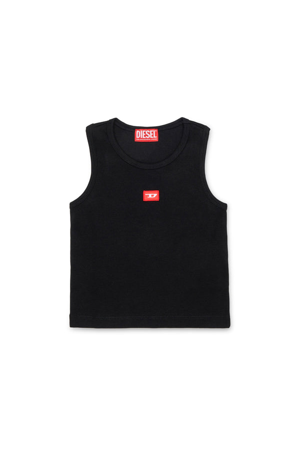 T-shirt senza maniche con logo