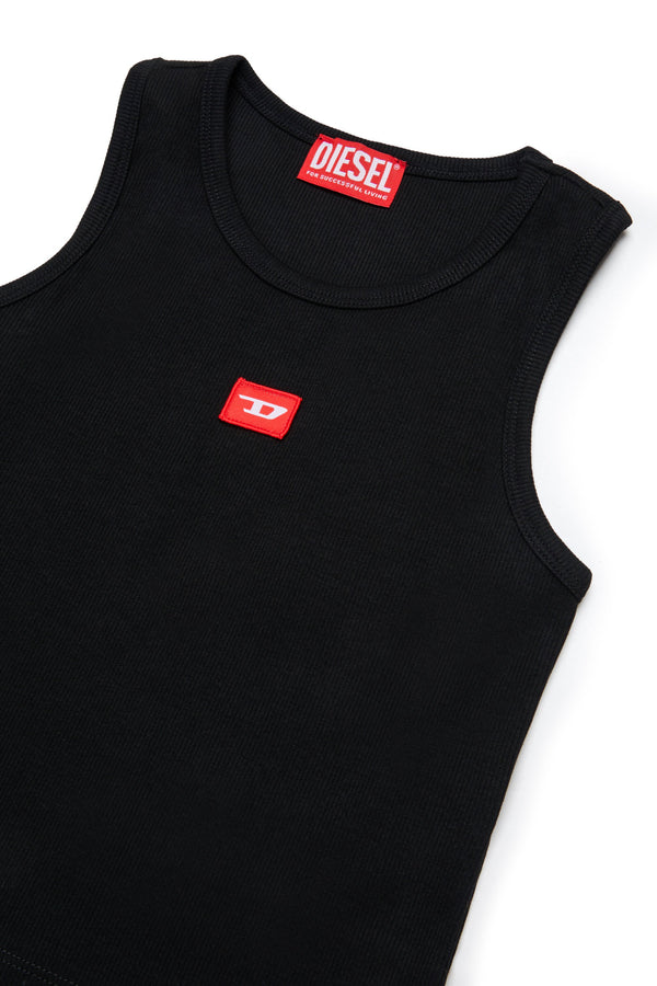T-shirt senza maniche con logo