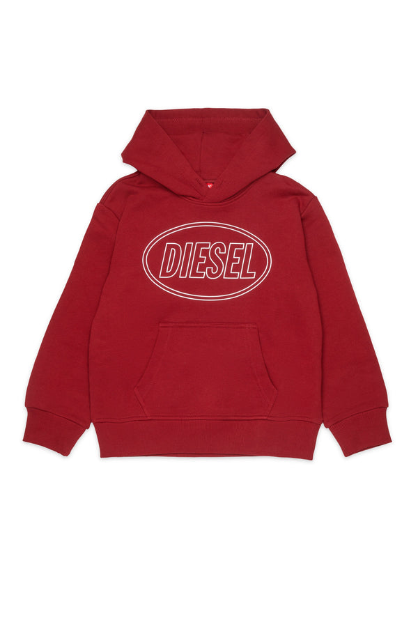 Felpa hoodie con logo