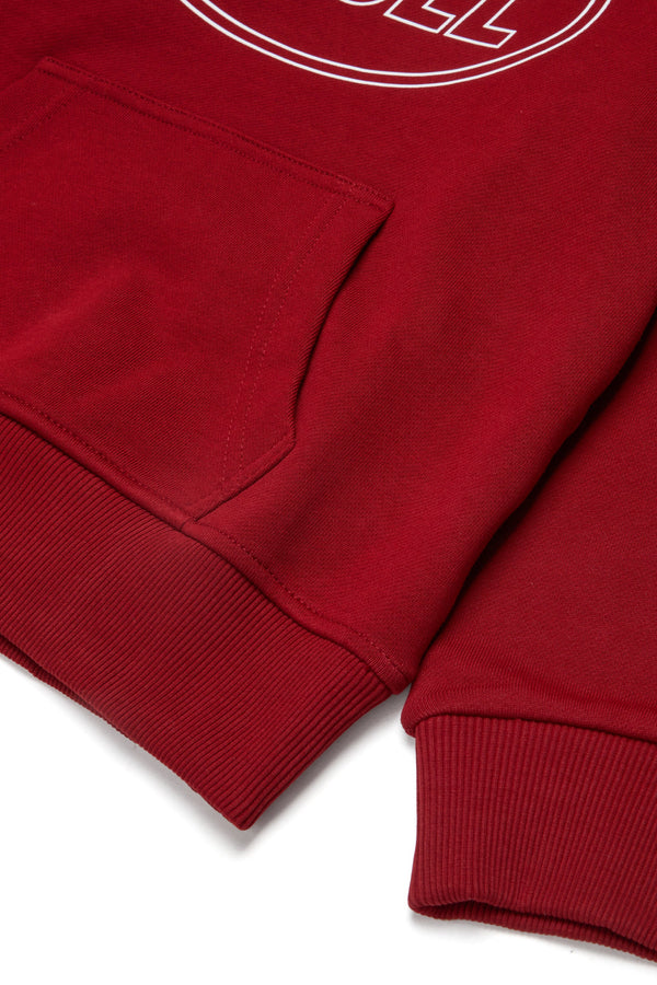 Felpa hoodie con logo