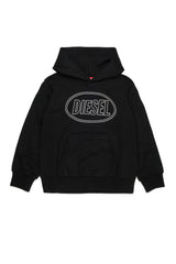Felpa hoodie con logo