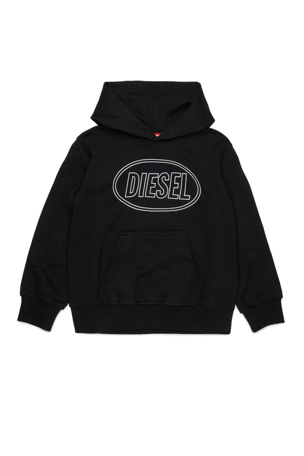 Felpa hoodie con logo