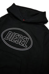 Felpa hoodie con logo