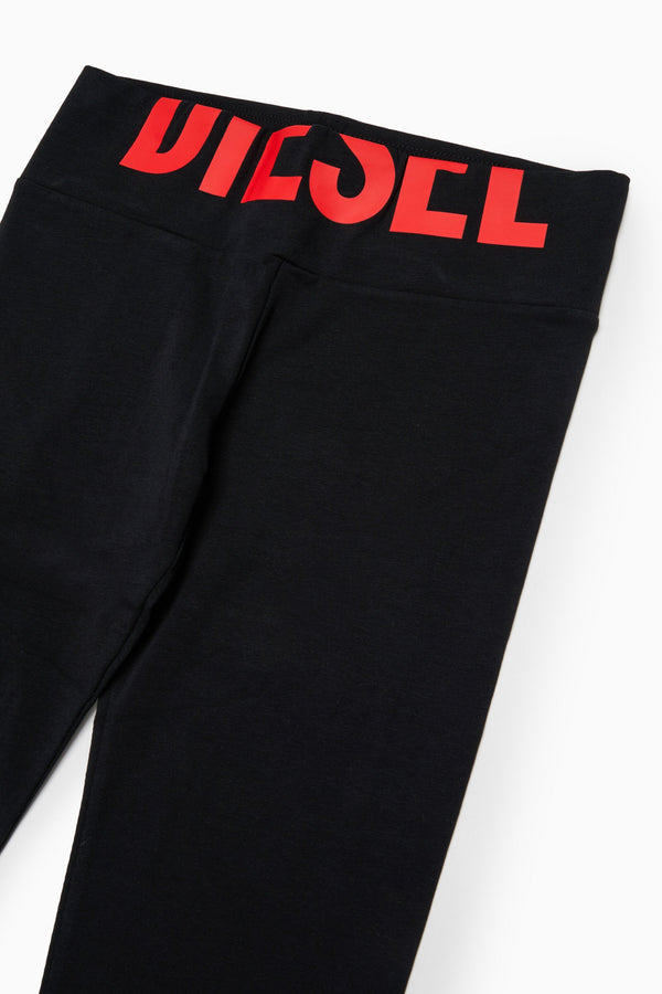 Leggings con elastico logato