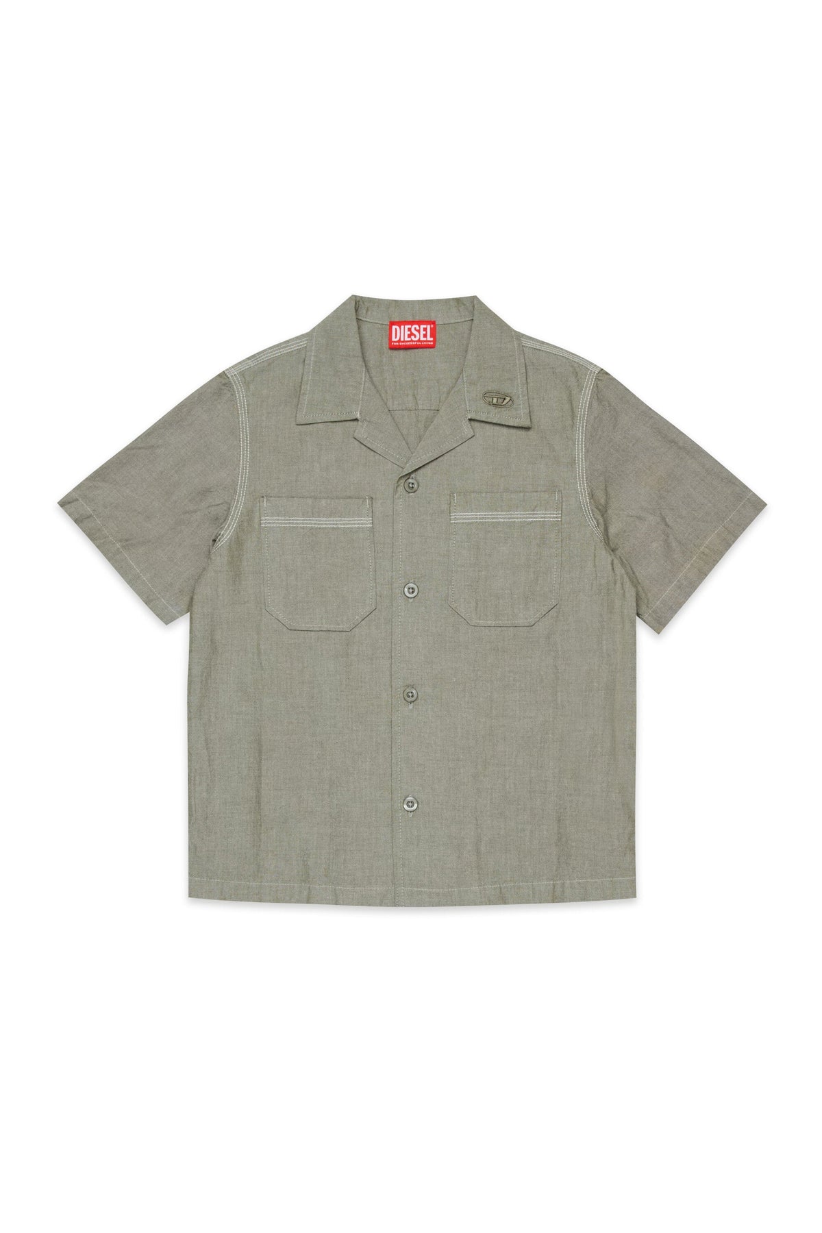 Camicia manica corta con logo